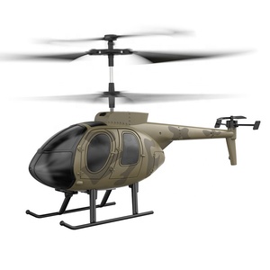 Factory New 2.4GHz <strong>RC</strong> Remote Control Military Helicopter 4CH LED Lights Altitude Hold Aircraft for Adults Collections - Product Image 6