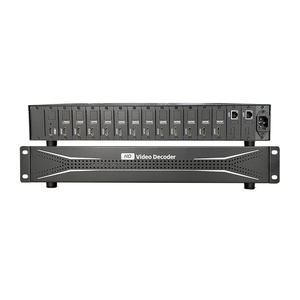 Micagent NVR DVR DVR ถอดรหัสกล้องรักษาความปลอดภัยแบบติดตั้งบนแร็คเครื่องถอดรหัสวิดีโอเครือข่ายหลายช่องพร้อม USB - Product Image 1