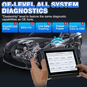 VDAGTOOL VD70 Lite OBD2 <strong>Scanner</strong> Bidirectional Full System Scan CAN FD DoIP 31+ Resets 2025 Diagnostic Tool for Cars - Product Image 2