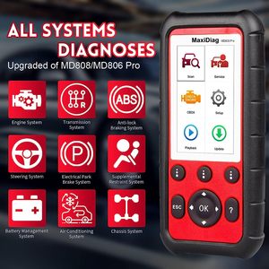 Autel MD808 Pro strumento diagnostico OBDII Auto OBD2 Scanner Car Diagnostic Code ReaderABS SRS EPB BMS Better MD802 MD805 - Product Image 3