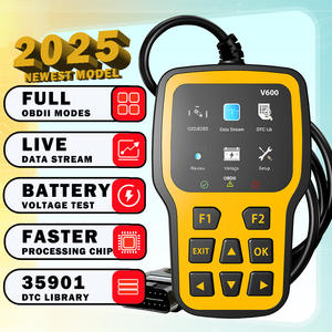 إصدار V600 أداة تشخيص أعطال السيارة كاملة الوظائف أداة برمجة إلكترونية في 10 لغات بدون بطارية - Product Image 1