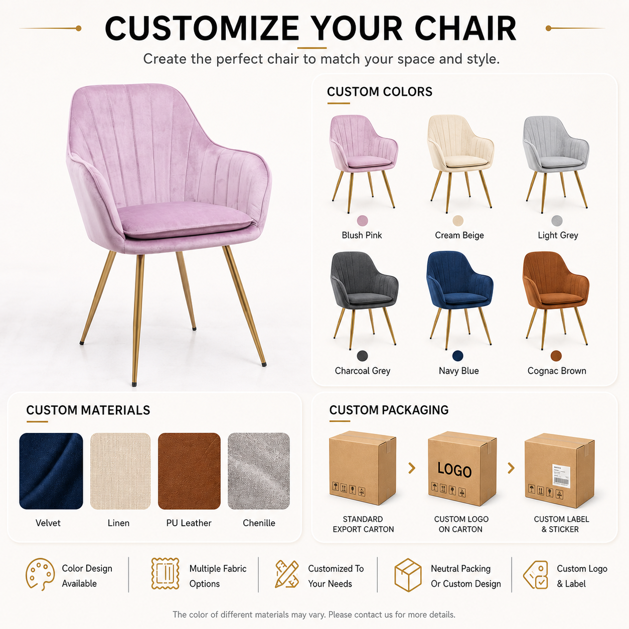 Custom Color&Fabric&Leg