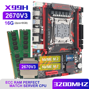 X99 Motherboard Speicher CPU Kit mit E5 V3 CPU DDR4 Server RAM 16GB Motherboard Combo - Product Image 2