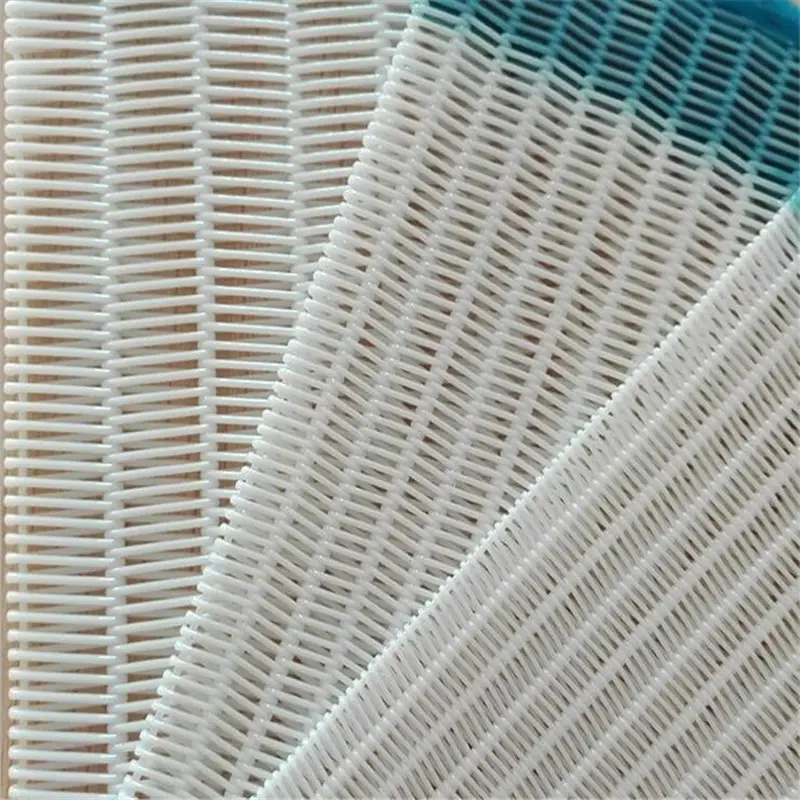 Kurutma gıda için Polyester spiral kurutucu kumaş spiral konveyör bant, spiral konveyör ile polyester örgü kemer