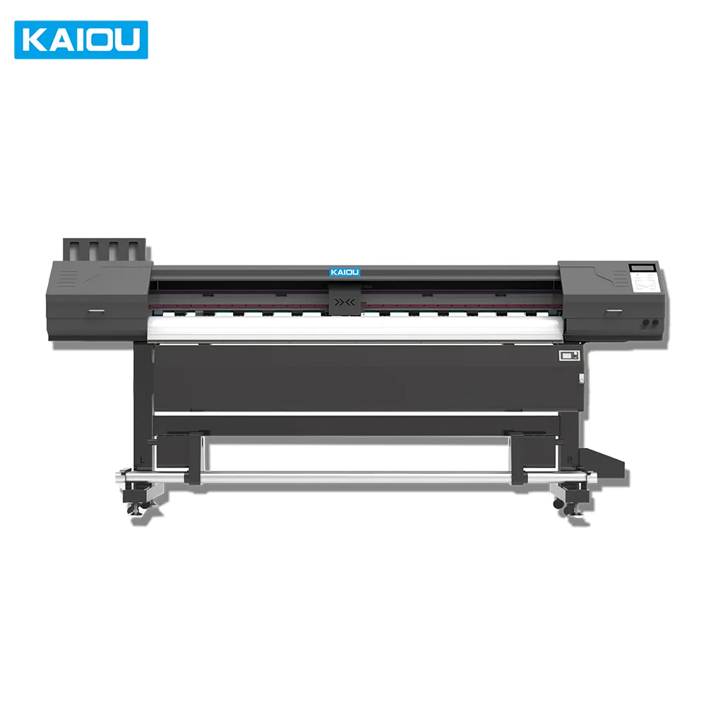 Imprimante à éco-solvant d'usine imprimante numérique à jet d'encre PVC vinyle drapeau bannière papier peint machine d'impression DX5 DX7 XP600 imprimante à éco-solvant