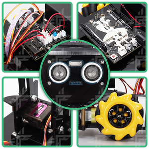 Fabbrica 4WD braccio meccanico Kit Robot Open Source di programmazione Wireless Robot braccio meccanico artiglio Kit di avviamento robotico per ArduIDE - Product Image 5
