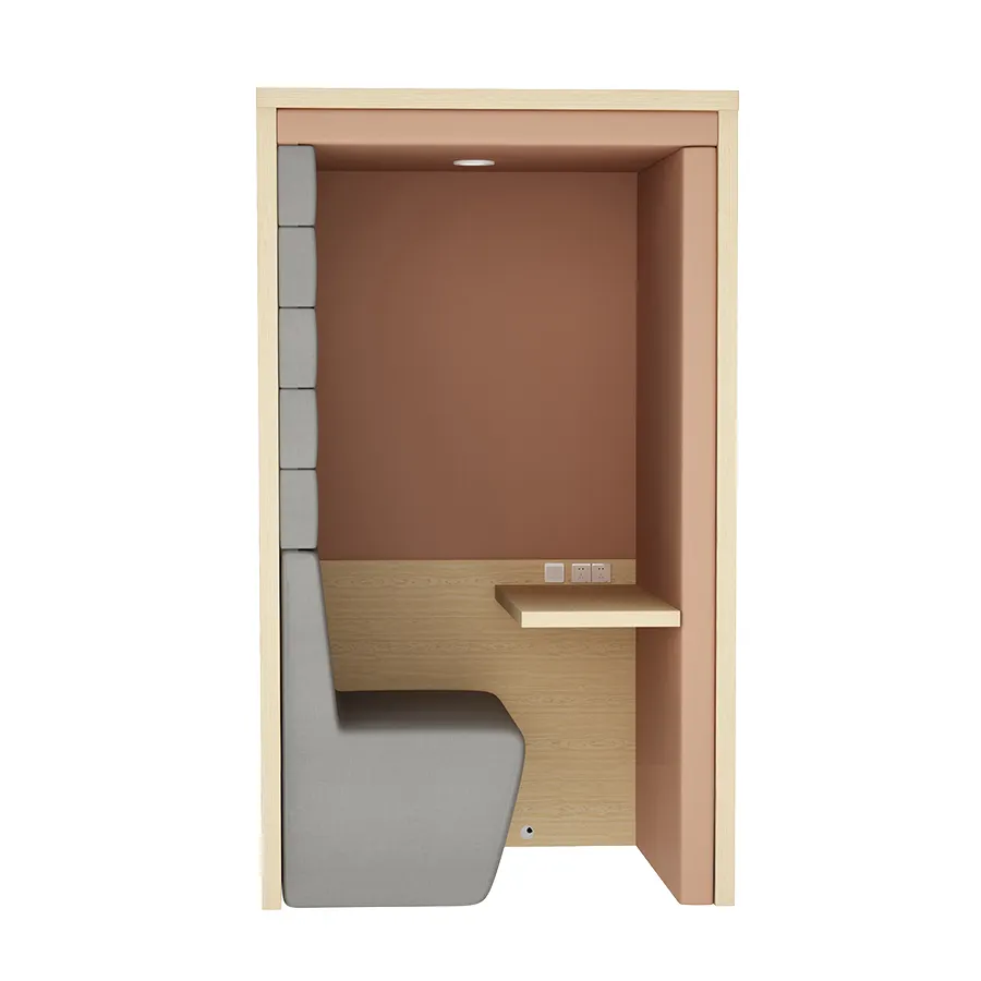 Modern Style Privacy Pod for Indoor Or Outdoor Telephone Office Phone Booth / Acoustic Office Seating Pod