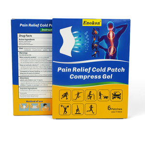 New Hot Natural Organic Herbal <span class=keywords><strong>Pain</strong></span> Relief Gel Patch Efeito Rápido Articulações Músculos 7x10CM Enokon Marca ISO13485 Certified - Product Image 3