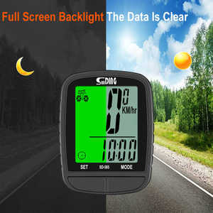 Multifunction Large Screen <strong>Wireless</strong> Wired Rainproof Water Resistant <strong>Cycling</strong> Speedometer Bike Bicycle <strong>Computer</strong> - Product Image 5