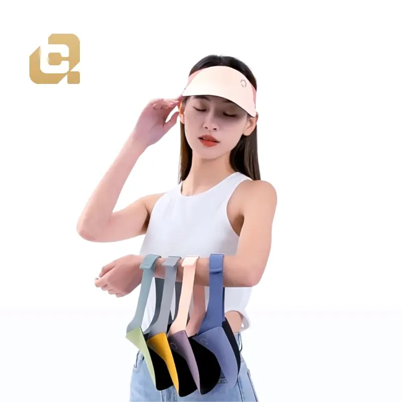 Cappello sportivo per bambini e adulti alla moda estivo color pesca con visiera unisex