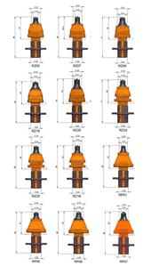 Đường phay Picks Vòng Shank <span class=keywords><strong>bits</strong></span> W6-20 <span class=keywords><strong>Cutter</strong></span> răng cho Đường máy phay - Product Image 2