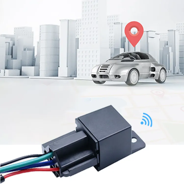 Pelacak GPS Relai Mobil Mini, Pelacak Relay GPS MV720 Mini, Penentu Lokasi GSM, Peringatan Getaran, Pemutus Minyak Listrik