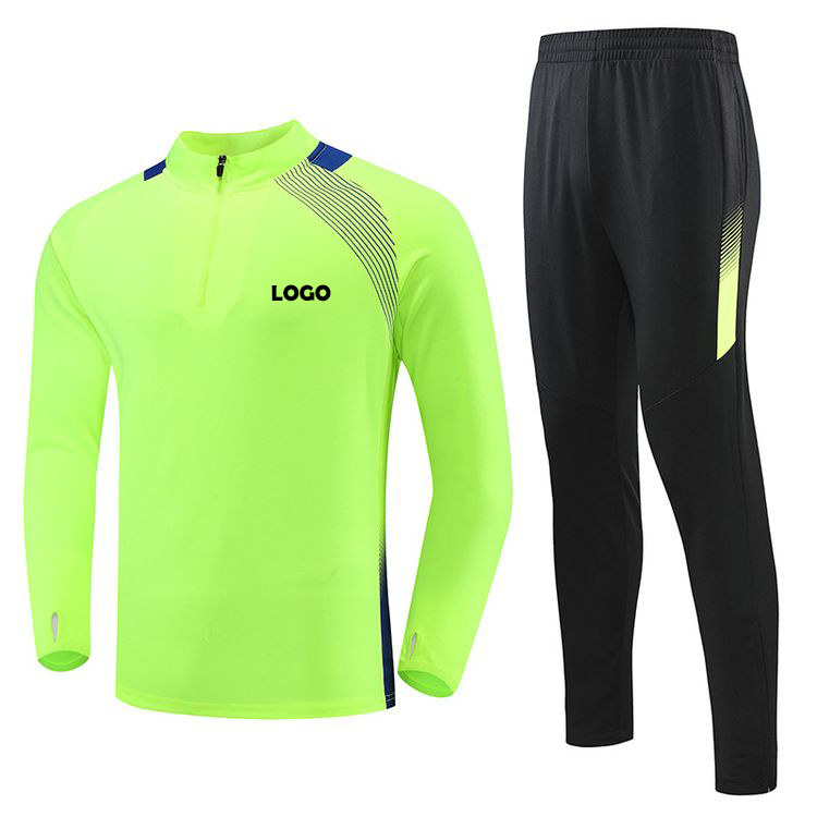 Conjunto de chándal de fútbol verde