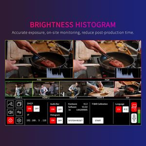 Feelw Orld L4 10.1 Inch Touch Screen Video Switcher Real-time Preview 5 <strong>Input</strong> <strong>Sources</strong> PST PGM Operation Live Streaming Equipment - Product Image 6