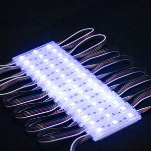 Светодиодный модуль 160 градусов 5050 RGB светодиодный модуль светодиодные модули водонепроницаемый IP68 ДЛЯ СВЕТОДИОДНОЙ вывески, 12 В светодиодный рекламный светодиодный световой модуль - Product Image 4