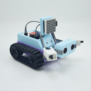 Juego de vástago de oruga inteligente multifuncional para principiantes Scratch3.0 programación gráfica Ardu Ino juguetes de ingeniería científica - Product Image 4