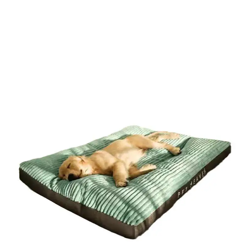 Venta al por mayor cama de lujo para perros suministros para mascotas almohadilla para perros antideslizante mullida cama para perros grandes lavable suave mascotas gato Mat nido