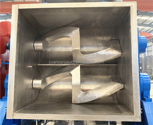 1000L油圧チルトダブルシグマニーダー電気加熱ダブルZアームシグマブレードミキサーマシン熱プラスチック/ガムベース用 - Product Image 5