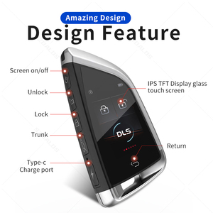 PKEリモートスマートオートスクリーンタッチカーLCDスマートキーロックロック解除車用 - Product Image 2