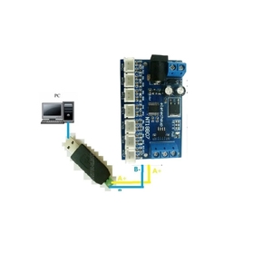 DC 12V 7 puertos RS485 NTC Termistor Sensor de temperatura Modbus Rtu Tablero de monitor remoto - Product Image 4
