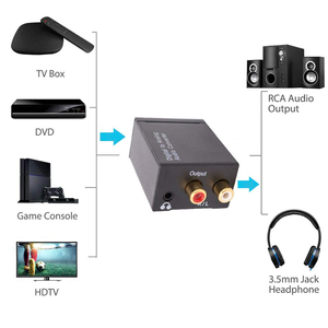 SY Digital to Analog <strong>Audio</strong> Converter with 3.5mm Jack SPDIF Digital <strong>Audio</strong> Bt 192 Coaxial Optical Fiber Digital to Analog <strong>Audio</strong> - Product Image 5
