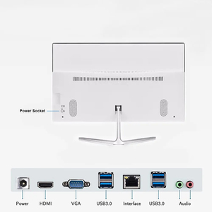 Precio al por mayor de fábrica Pantalla de 23,8 pulgadas 4th Gen I7 Procesador de cuatro hilos de doble núcleo Computadora de escritorio todo en uno - Product Image 6