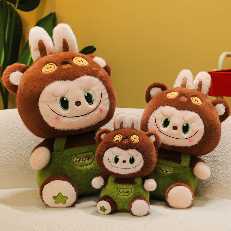 POP Mart Labubu peluş oyuncak sevimli kız peluş atmak yastık çocuk konfor bebek doğum günü hediyesi toptan - Product Image 2