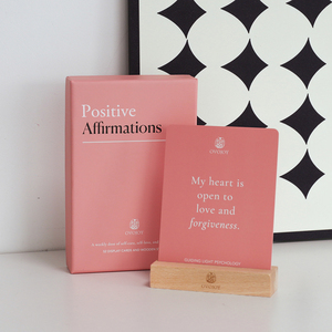 Everyday Wellness Day Reflection Mindfulness Challenge Notebook Positivity Affirmation Cards and Book Set