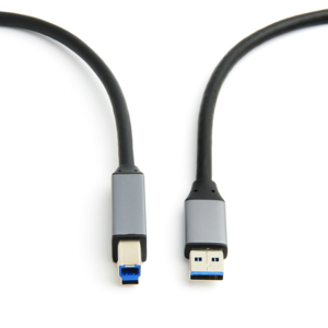 USB3.0ประเภทตัวผู้ไปยัง B ตัวผู้สีดำ am ถึง BM สายข้อมูลเครื่องพิมพ์1เมตรสำหรับการสแกนคอมพิวเตอร์และการชาร์จ - Product Image 3