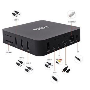 RK3128 dört çekirdekli MXQPRO 2.4G wifi android 11.1 ile fabrika fiyat 4k android tv kutusu kodi 17.6 - Product Image 6