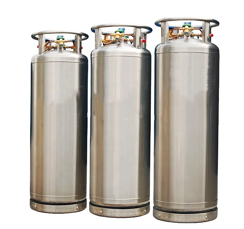 Đông lạnh Canister oxy chai thép không gỉ khí tự nhiên lưu trữ container Tank sử dụng Nitơ lỏng Tank giá LN2 dewar