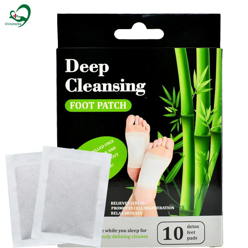 Le patch de détoxification des pieds en bambou avec adhésif est le meilleur tampon de détoxification des pieds naturels chinois
