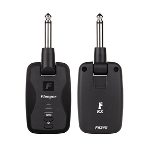 Sistema inalámbrico de doble canal Flatsons FW2D de 2,4 GHz para conexiones de guitarra/teclado/altavoz - Product Image 2
