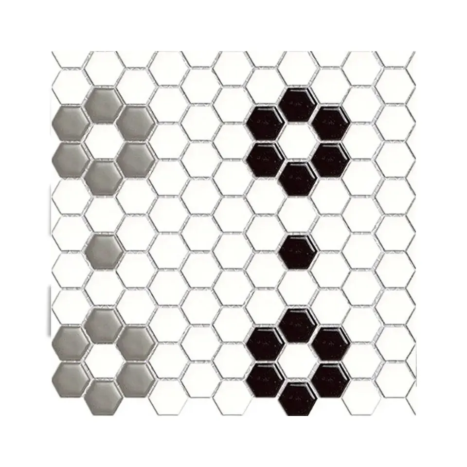 Китайская Шестигранная кухонная керамическая мозаичная плитка