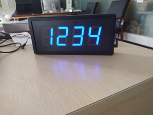 ポータブル2.3インチ4桁ブルーLEDデジタルデイズタイマーリモコン電子理論 - Product Image 6