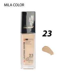 MILA renk özel etiket sıvı krem fondöten kapatıcı makyaj için Normal kuru cilt gün kremi sıvı makyaj - Product Image 4