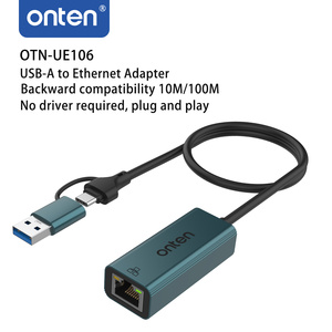 2-<strong>in</strong>-1 High-Speed USB 2.0 &amp; <strong>Type</strong>-C to Ethernet Adapter <strong>Network</strong> <strong>Connection</strong> Converter with Stock Status - Product Image 4
