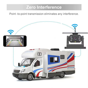 Plug and Play từ không dây năng lượng mặt trời sao lưu máy ảnh AHD 1080p ip69k không thấm nước HD tầm nhìn ban đêm phía sau xem máy ảnh cho xe tải xe - Product Image 3