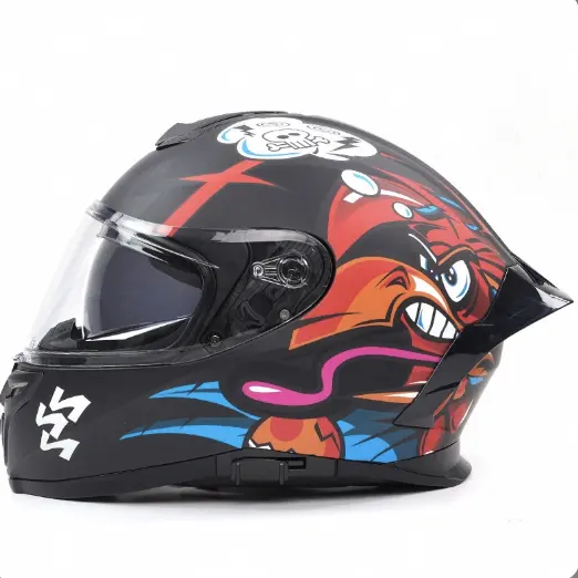 オートバイヘルメットドットCapacete Casqueiro Casque高品質フルフェイスオートバイヘルメット男性レーシング