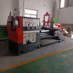 Metric Inch Threads Making Horizontal Manual Reasonable Pipe <strong>Threading</strong> <strong>Lathe</strong> Machine <strong>Tool</strong> for Sale - Product Image 1