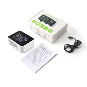 ใหม่ล่าสุดสมาร์ทอากาศตรวจสอบ APP ควบคุมจอแอลซีดีดิจิตอล TVOC HCHO ตรวจจับชาร์จ USB S CO2เมตร - Product Image 6