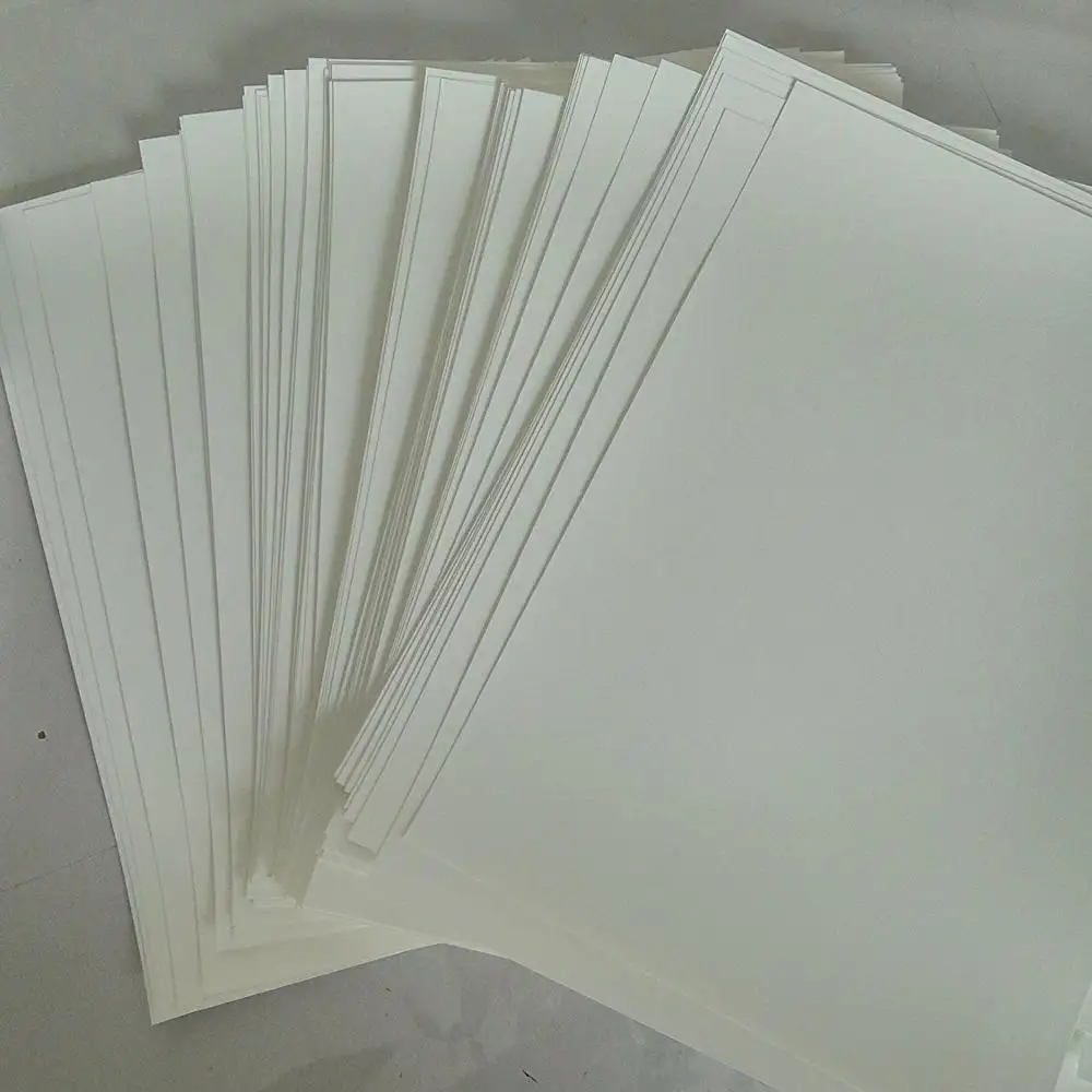Druckbare PVA Inkjet Blank Wasser transfer druck folie nach Maß mit weißem Träger papier