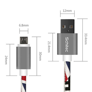 批发切断电动尼龙线usb micro c usb2.0 b型电缆5a c型电缆快速充电 - Product Image 4
