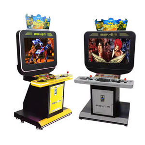 32 inç Lcd ekran sikke işletilen dövüş Arcade iki oyuncu dövüş oyunları donanım kutusu boks Fighter kral konsolu - Product Image 6