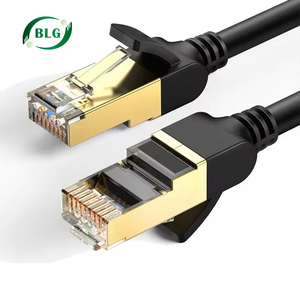 BLG yüksek kalite FTP CAT6A LAN yama kablosu 8P8C Rj45 1m 3m 5m katı telli Ethernet ağ geçiş testi iletişim kabloları - Product Image 3