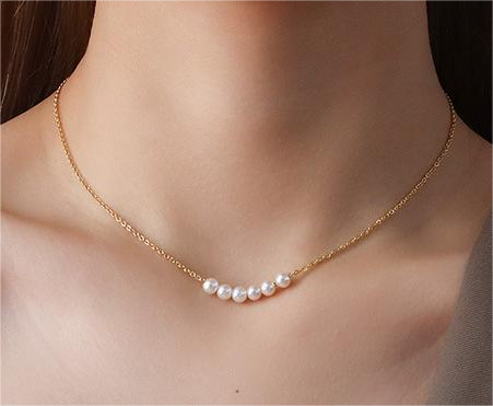 3-Gold Mult Pearl 40+5cm