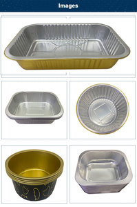 Disposable <strong>Rectangular</strong> Aluminum Foil <strong>Container</strong> <strong>with</strong> <strong>Lids</strong> Aluminum Take Out <strong>Container</strong> Food Box - Product Image 3