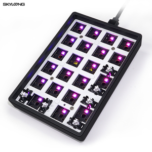 カスタムBluetoothホットスワップGK21s USBナンバーパッド数字キーパッドカスタム21キーキーパッド機械式キーボードキット - Product Image 1