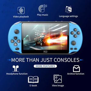 5.1นิ้วมินิคลาสสิก X12บวกเกมคอนโซลมือถือแบบพกพาเครื่องเล่นวิดีโอเกมคอนโซลเกมมือถือ