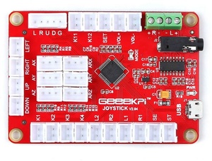 Ahududu Pi Kiti Arcade oyun joystick USB PC Rocker Kontrol RPI için set